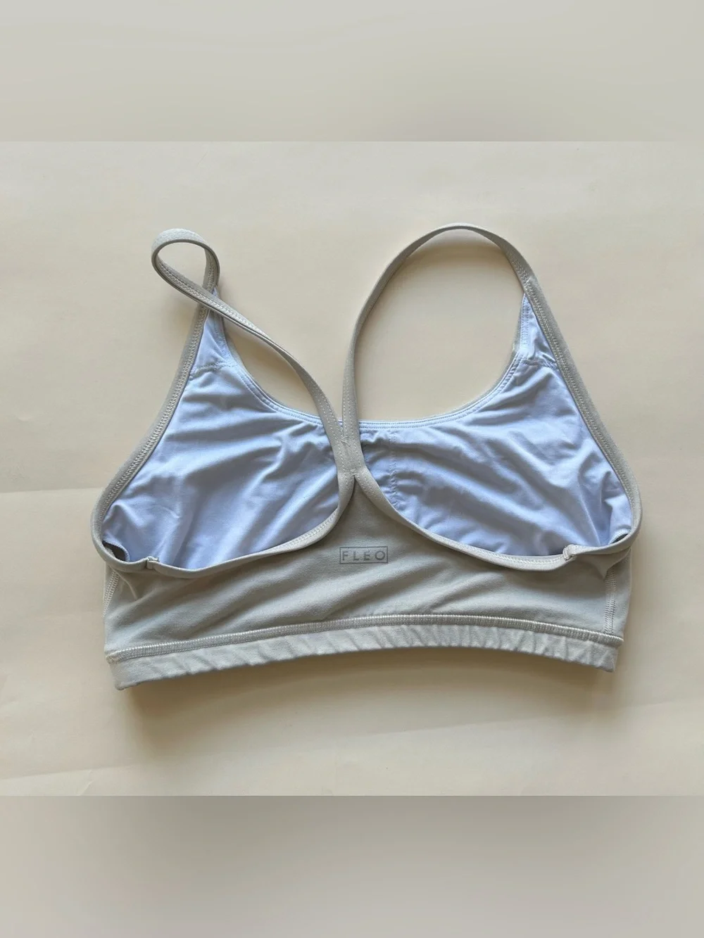 Fleo green Racerback Sports Bra size L - Picture 3 of 7